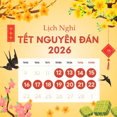 Lich nghi tet 2026