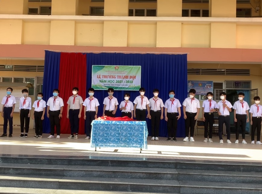 Lễ trưởng thành Đội cho Đội viên khối lớp 9 năm học 2021-2022